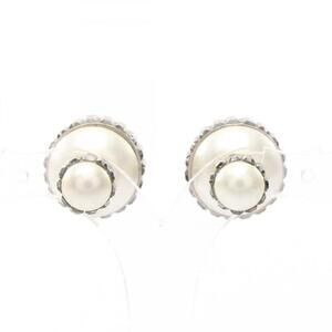 DIOR Gray Pearl Earrings